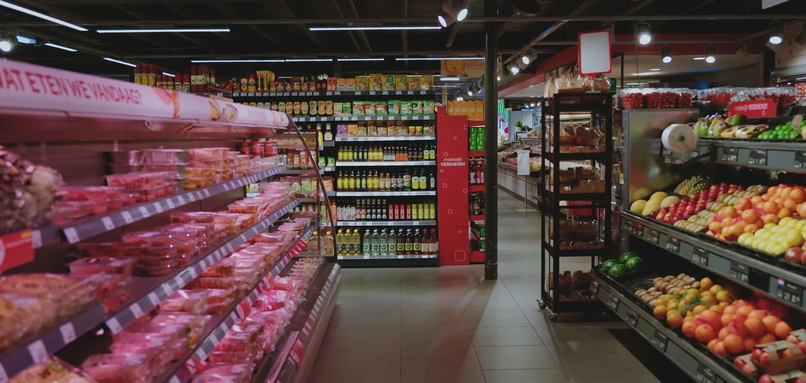 Interieur van SPAR Vlieland